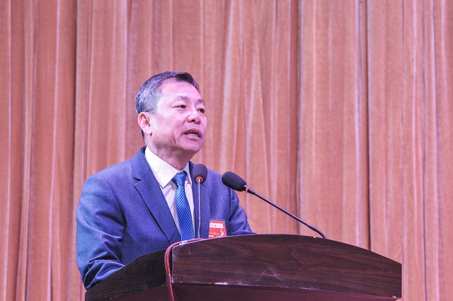 马汉坤在开幕式上讲话